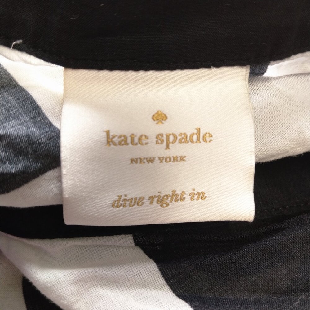 Kate Spade Dive Right In Striped Short Sleeve Cover Up Lightweight M/L?? READ - Picture 7 of 7